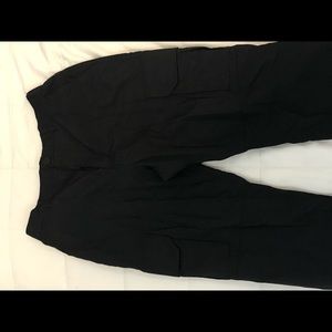 Cargo joggers pockets black H&M male size m